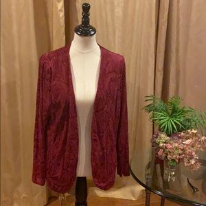 Red Velvet Blazer